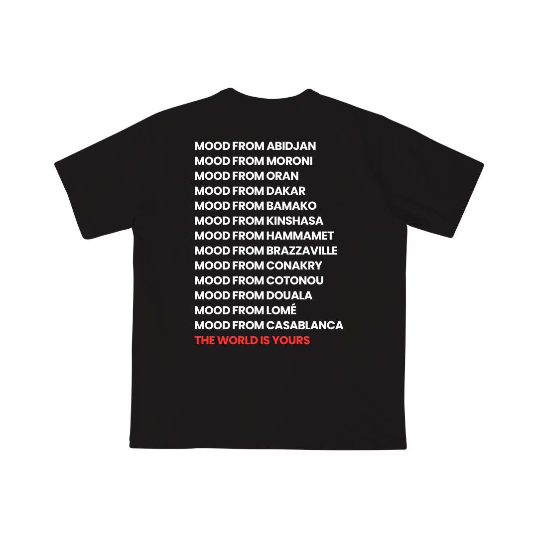MOOD FROM BLACK T-SHIRT